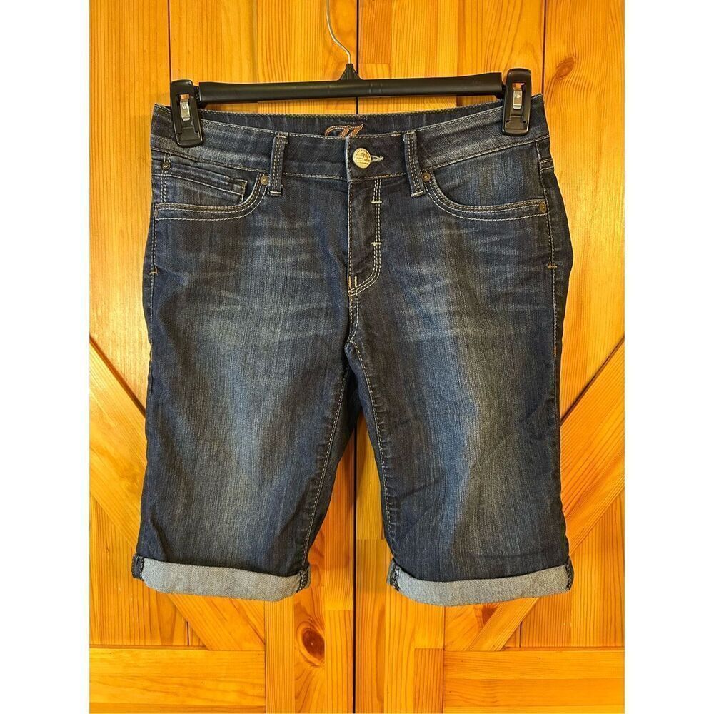 Mavi Jeans Denim Shorts Bermuda Women's Size 27 Jessica Cuffed (8364)
